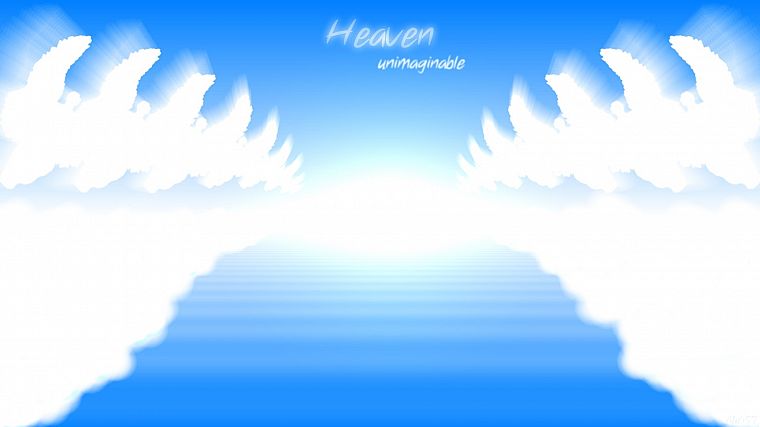 angels, Heaven - desktop wallpaper
