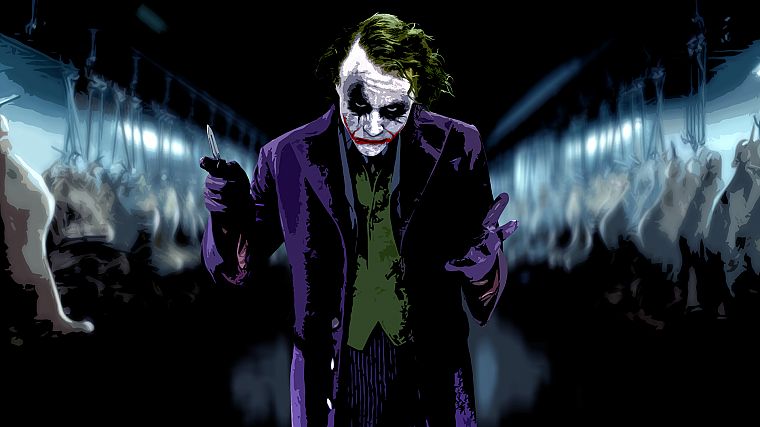 The Joker, Heath Ledger - desktop wallpaper