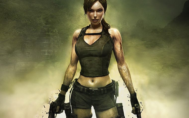 video games, Tomb Raider, Lara Croft, digital art - desktop wallpaper