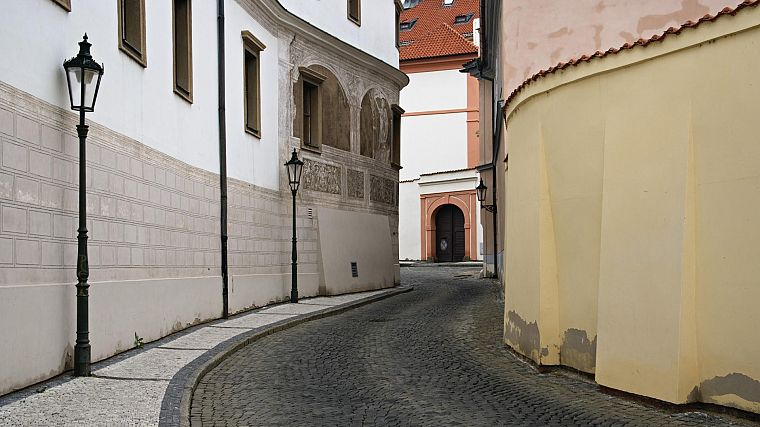 streets, Prague, Czech Republic - desktop wallpaper