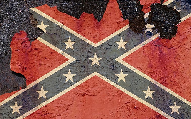 grunge, flags, confederate - desktop wallpaper