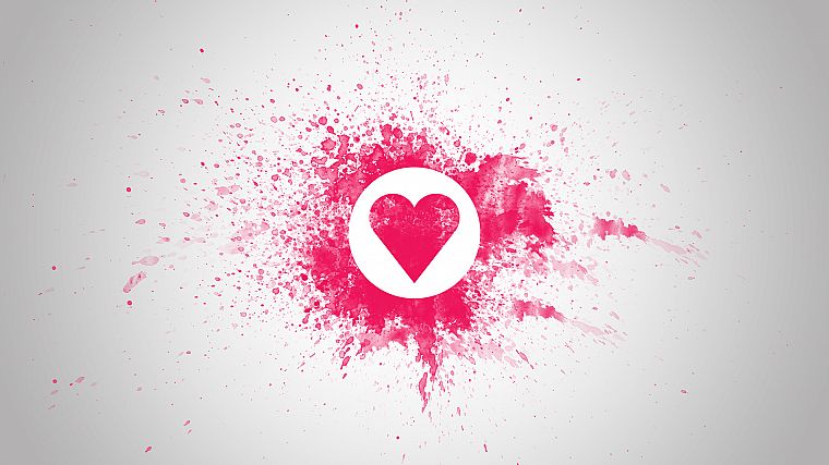 love, hearts - desktop wallpaper