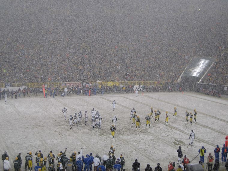 snow, NFL, Green Bay Packers, Minnesota Vikings - desktop wallpaper