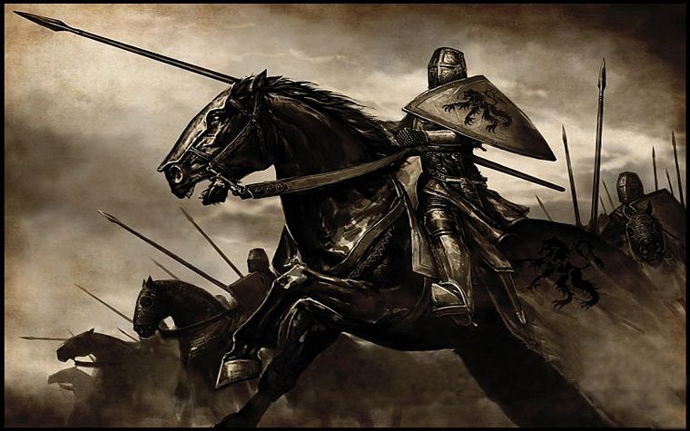 knights, horses, Mount&Blade, artwork, medieval, Swadia - desktop wallpaper