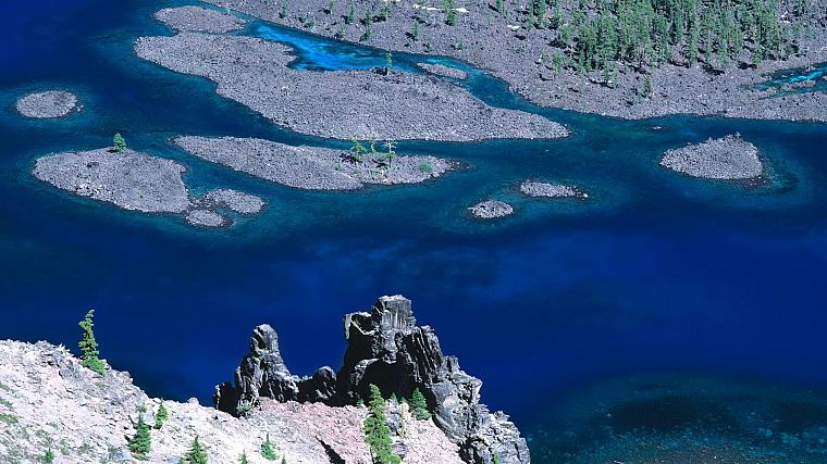 Oregon, National Park, crater lake - desktop wallpaper