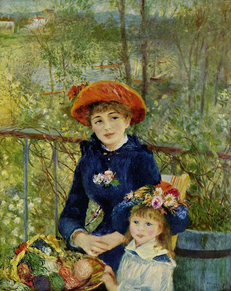 paintings, artwork, Renoir - desktop wallpaper