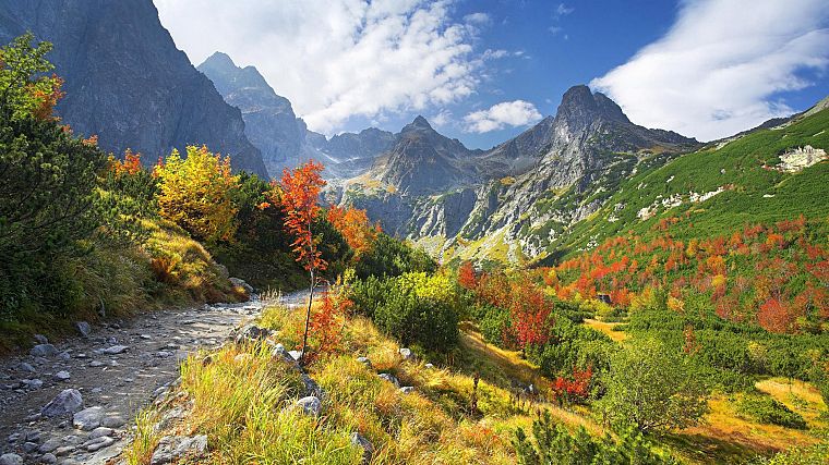 mountains, valleys, rivers, Slovakia - desktop wallpaper