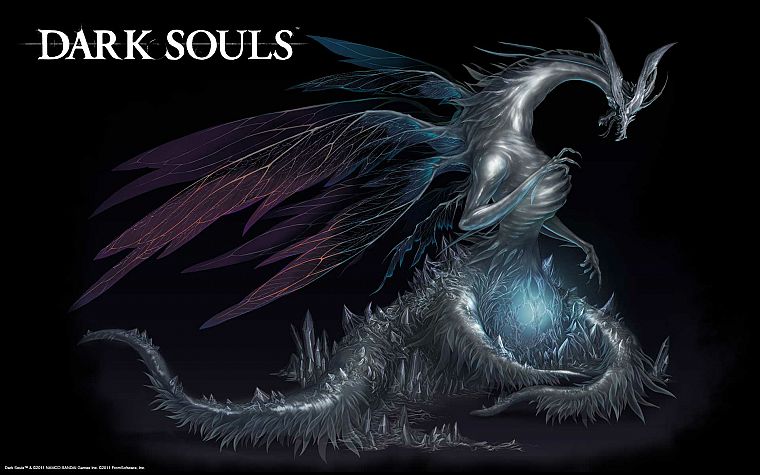 dragons, Dark Souls - desktop wallpaper