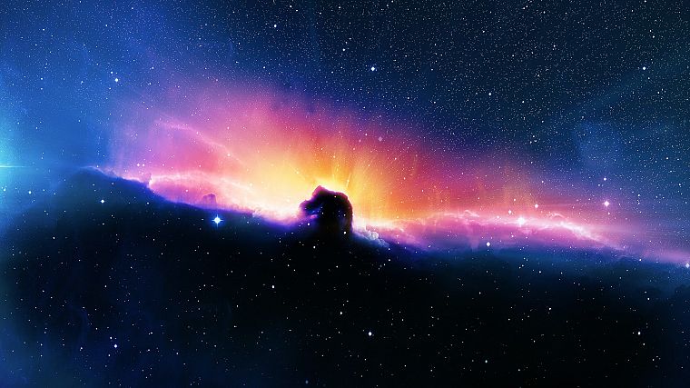 outer space, nebulae, Horsehead Nebula - desktop wallpaper