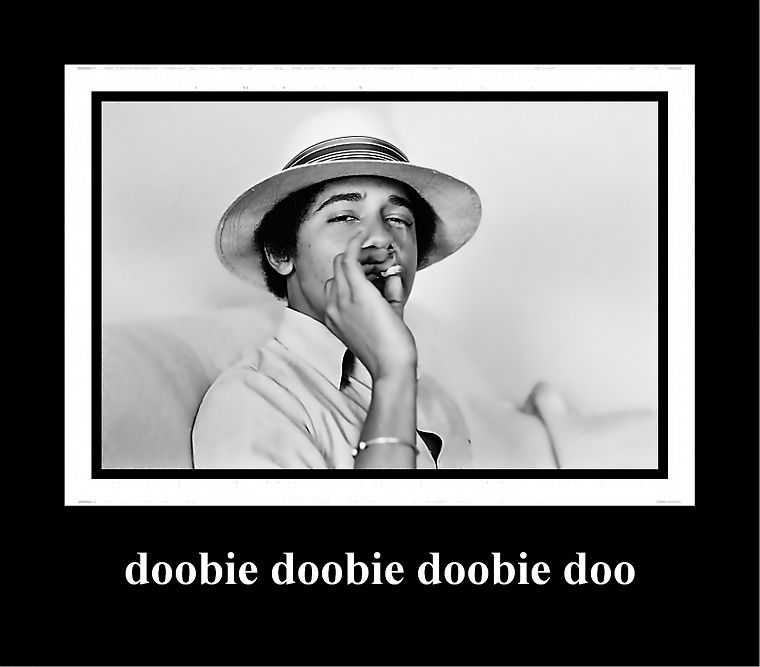 young, marijuana, Barack Obama, portraits - desktop wallpaper