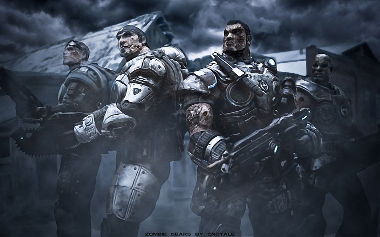 Gears of War, Marcus Fenix - desktop wallpaper