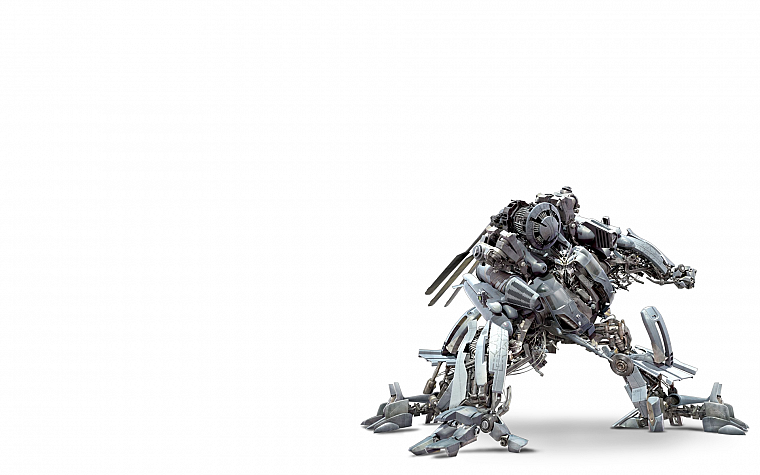 Transformers, movies, simple background, white background - desktop wallpaper