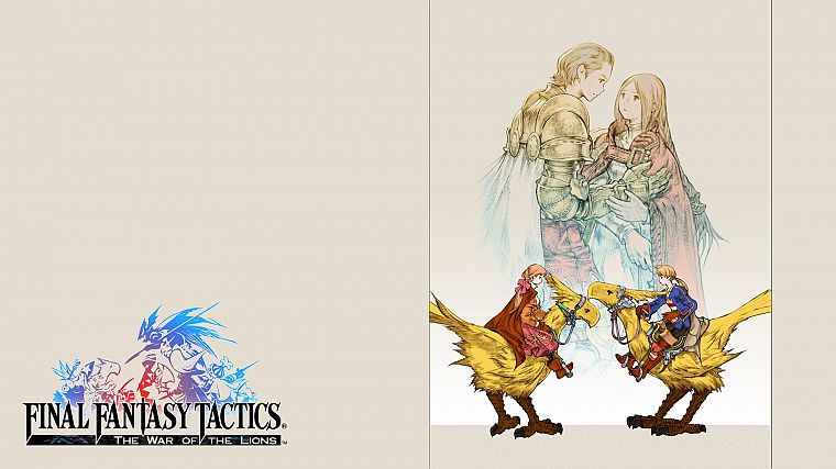 Final Fantasy, video games, Final Fantasy Tactics: The War of the Lions, Chocobo - desktop wallpaper