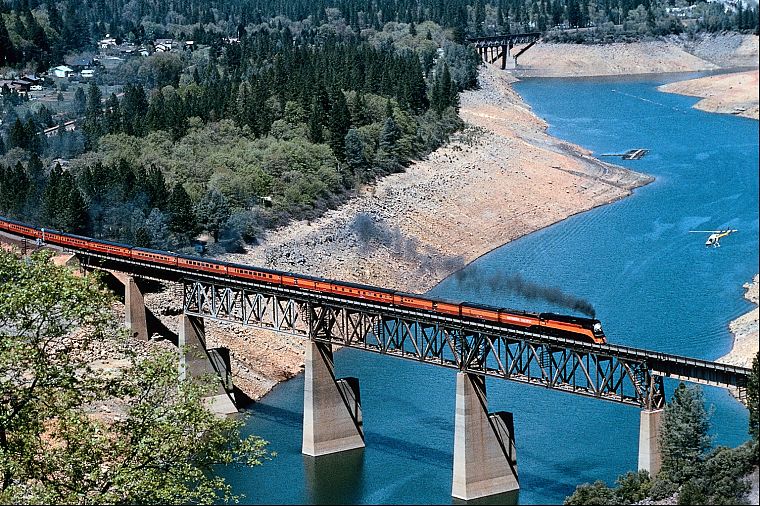 bridges, Big Train - desktop wallpaper