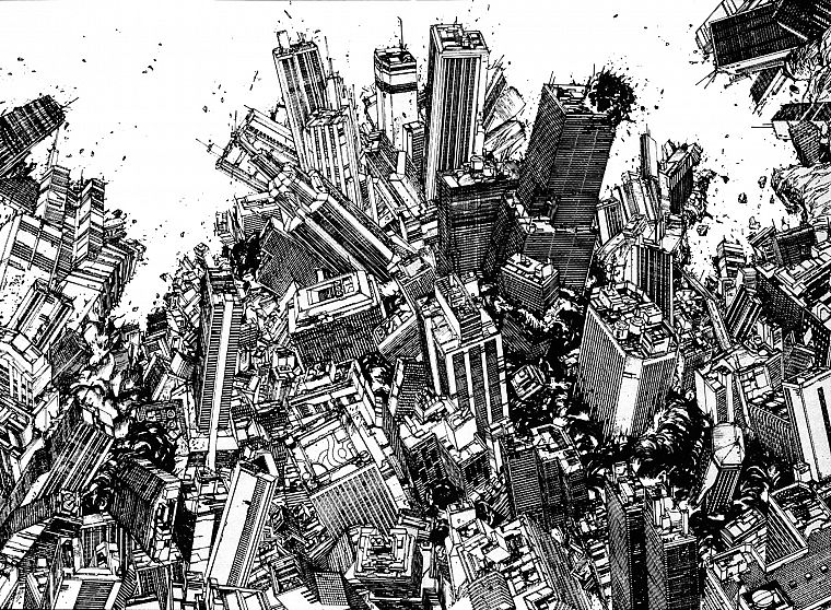 cityscapes, grayscale, cities - desktop wallpaper