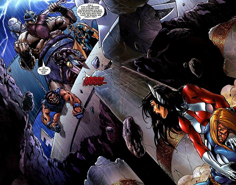 Thor, Avengers comics, artwork, Marvel - desktop wallpaper