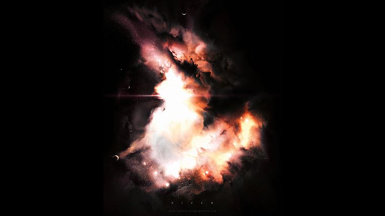 nebulae, space, Greg Martin - desktop wallpaper
