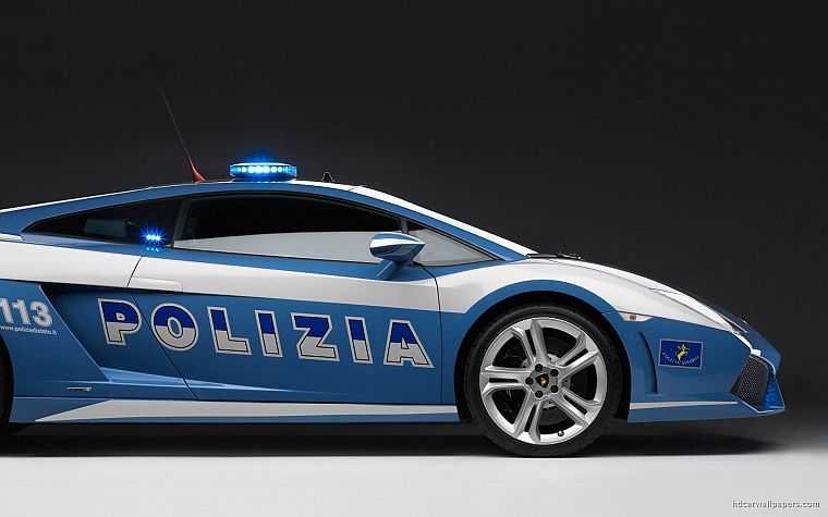 cars, police, Lamborghini, Italian, vehicles, 2009 - desktop wallpaper