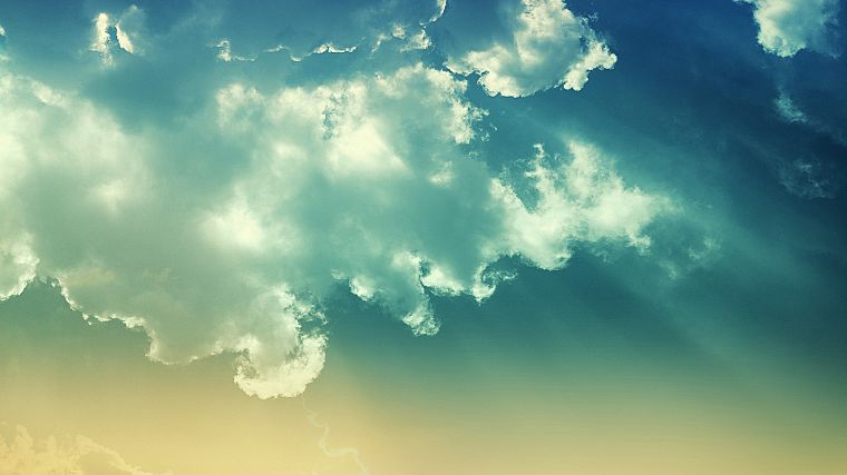 blue, clouds, nature, skyscapes - desktop wallpaper