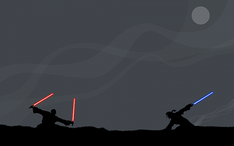 Star Wars, lightsabers, Jedi - desktop wallpaper