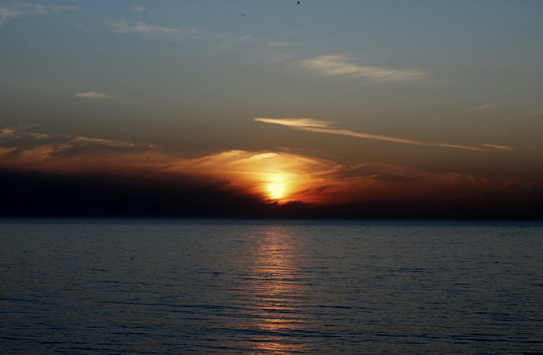 sunset, Lithuania, Juodkrante, Baltic Sea - desktop wallpaper
