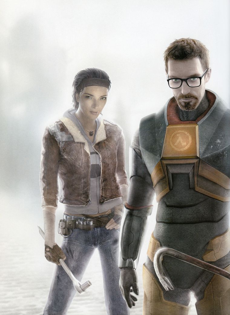 video games, Half-Life, Gordon Freeman, Alyx Vance, Half-Life 2 - desktop wallpaper
