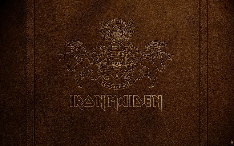 Iron Maiden, Rock music, logos - desktop wallpaper