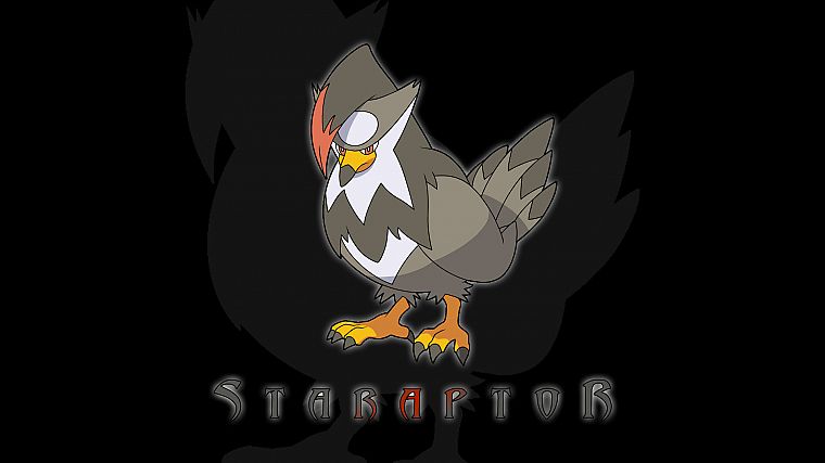 Pokemon, staraptor - desktop wallpaper