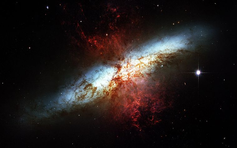 outer space, stars, galaxies - desktop wallpaper