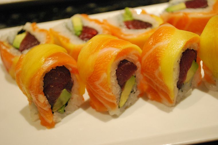 food, Japanese, sushi, rolls - desktop wallpaper