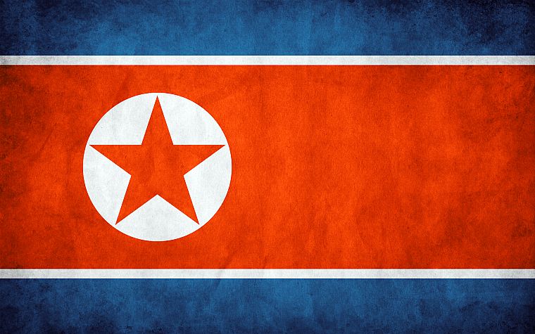 flags, North Korea - desktop wallpaper
