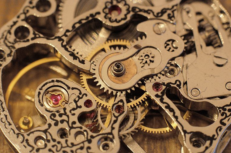 clocks, gears, watches - desktop wallpaper