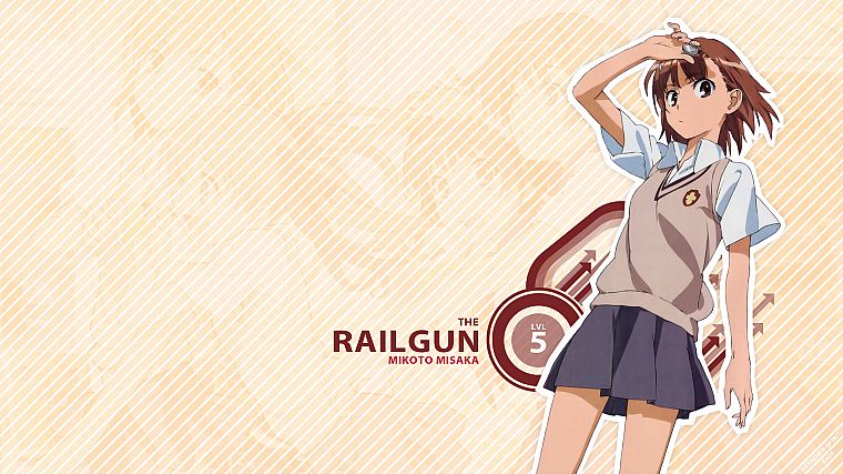 school uniforms, Misaka Mikoto, Toaru Kagaku no Railgun, Toaru Majutsu no Index - desktop wallpaper