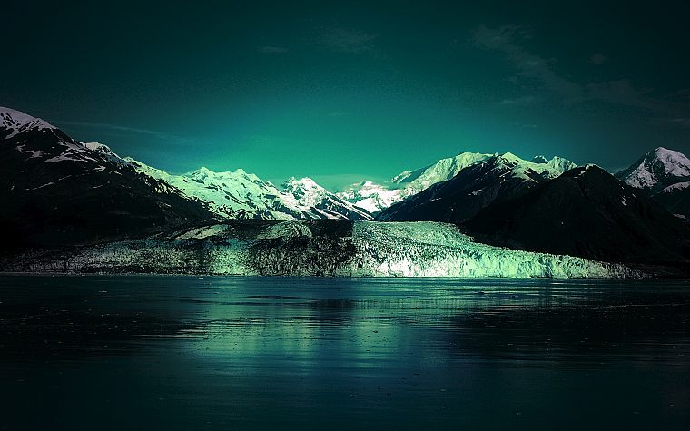 water, mountains, landscapes, nature - desktop wallpaper