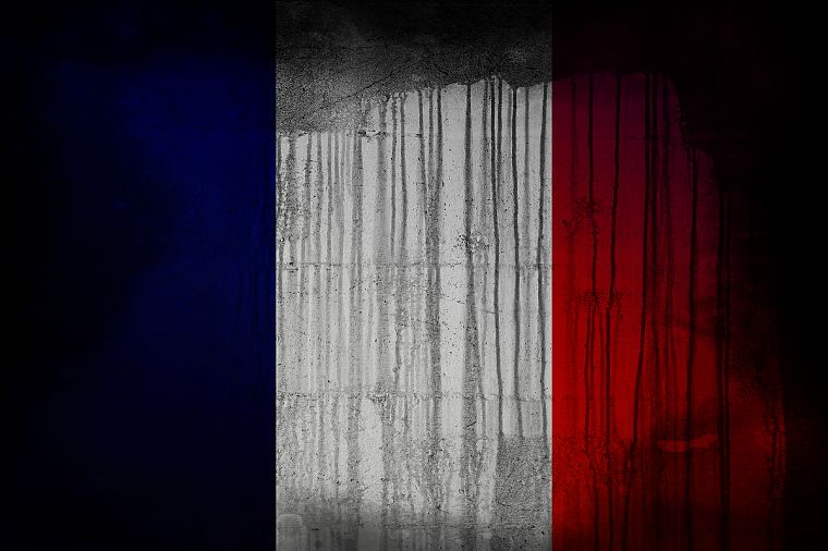 France, flags - desktop wallpaper