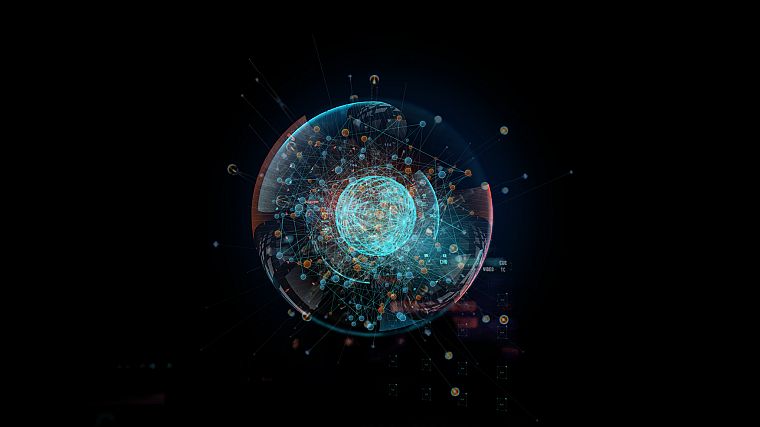 digital art, Iron Man 2, molecules - desktop wallpaper