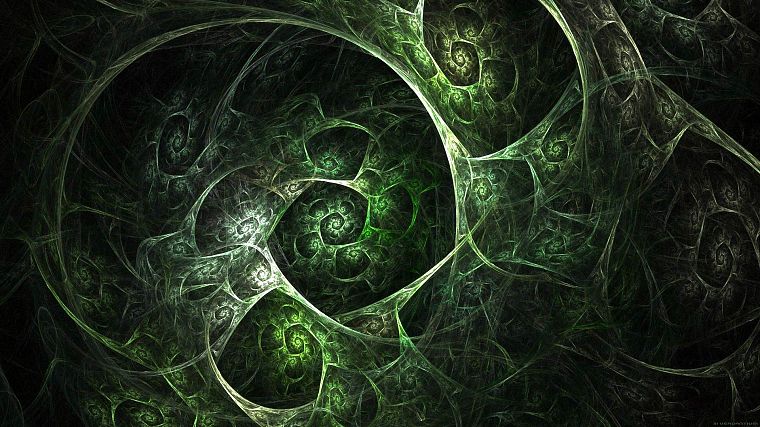 abstract, fractals, apophysis, spirals - desktop wallpaper