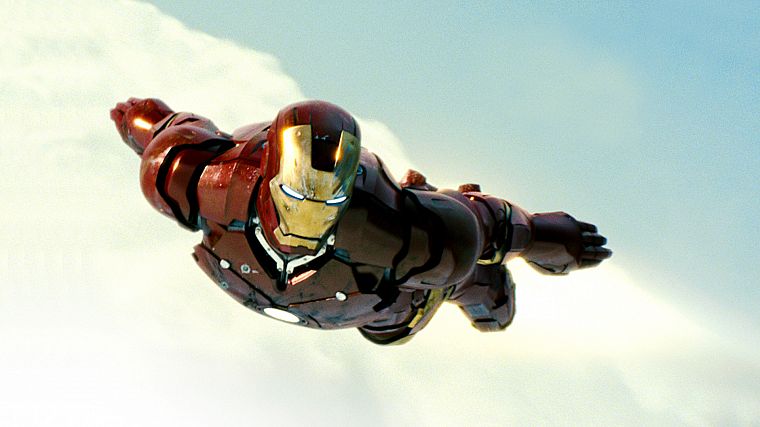 Iron Man, movies, superheroes, armor, Marvel Comics, flight, Iron Man 2 - desktop wallpaper