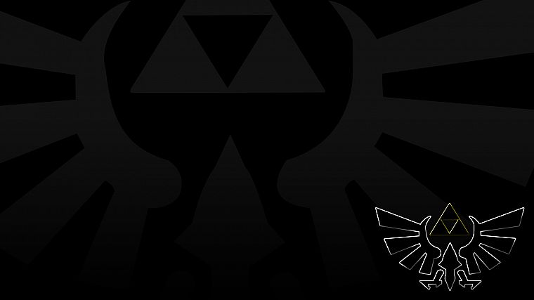 video games, triforce, The Legend of Zelda - desktop wallpaper