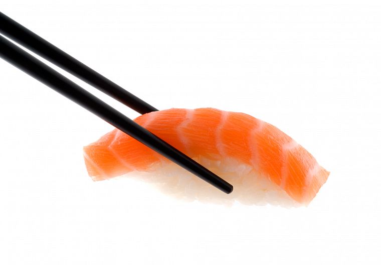 sushi, simple background - desktop wallpaper