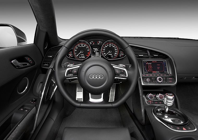 cockpit, Audi, car interiors, steering wheel, German cars - desktop wallpaper