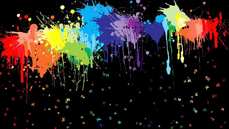 multicolor, paint, paintball - desktop wallpaper