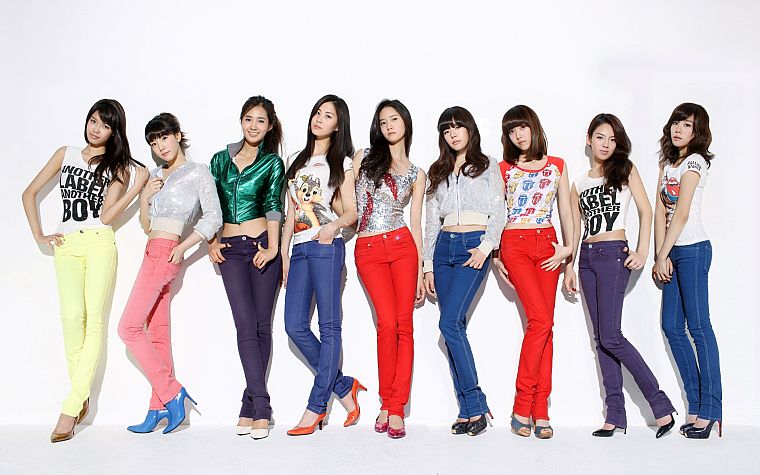 women, jeans, Girls Generation SNSD, celebrity, high heels, Korean - desktop wallpaper