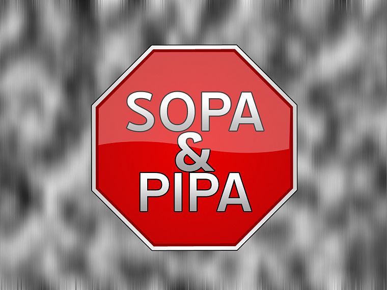 Internet, stop signs, SOPA, PIPA - desktop wallpaper