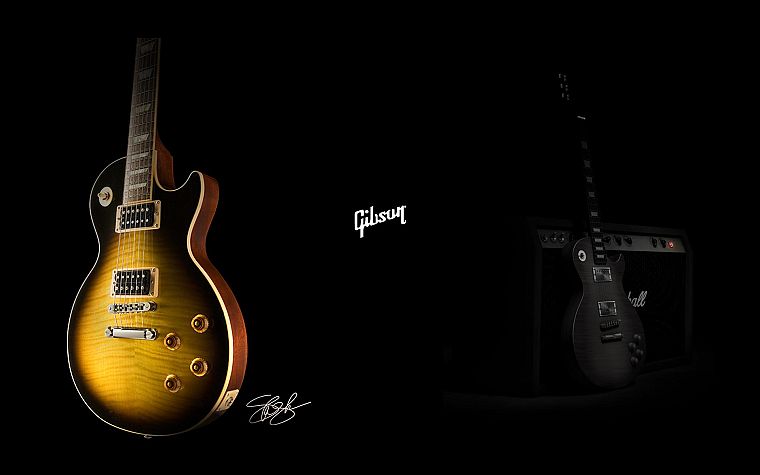 Gibson, guitars - desktop wallpaper