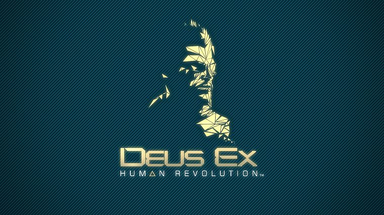 video games, logos, Deus Ex: Human Revolution, Adam Jensen - desktop wallpaper