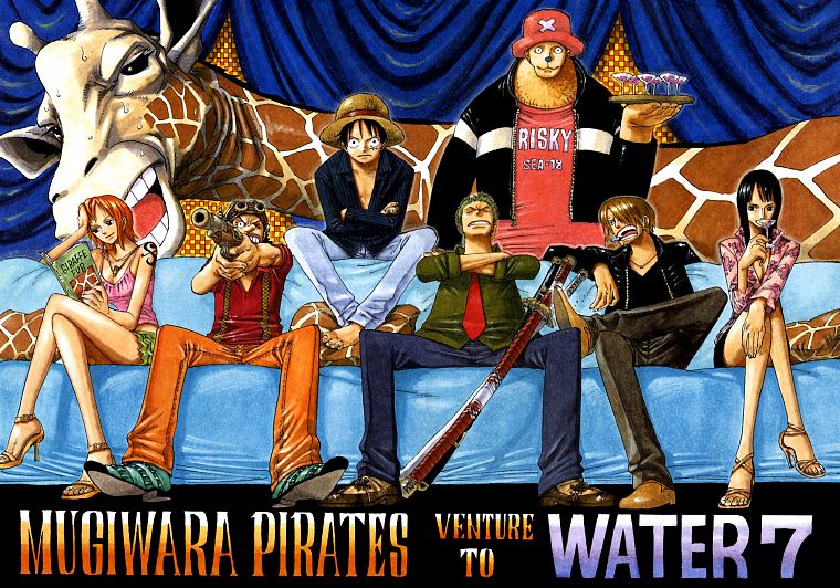 One Piece (anime), Nico Robin, Roronoa Zoro, Tony Tony Chopper, Monkey D Luffy, Nami (One Piece), Usopp, Sanji (One Piece) - desktop wallpaper