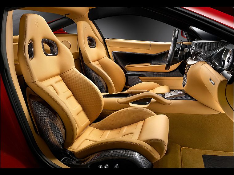 cars, vehicles, car interiors, Ferrari 599 GTB Fiorano - desktop wallpaper