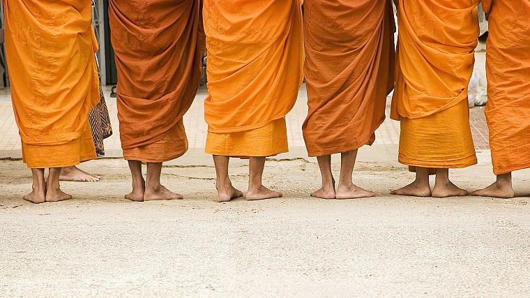 Buddhism, Cambodia, Monks - desktop wallpaper