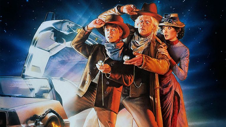 movies, Back to the Future, Doc Brown, Marty McFly - desktop wallpaper